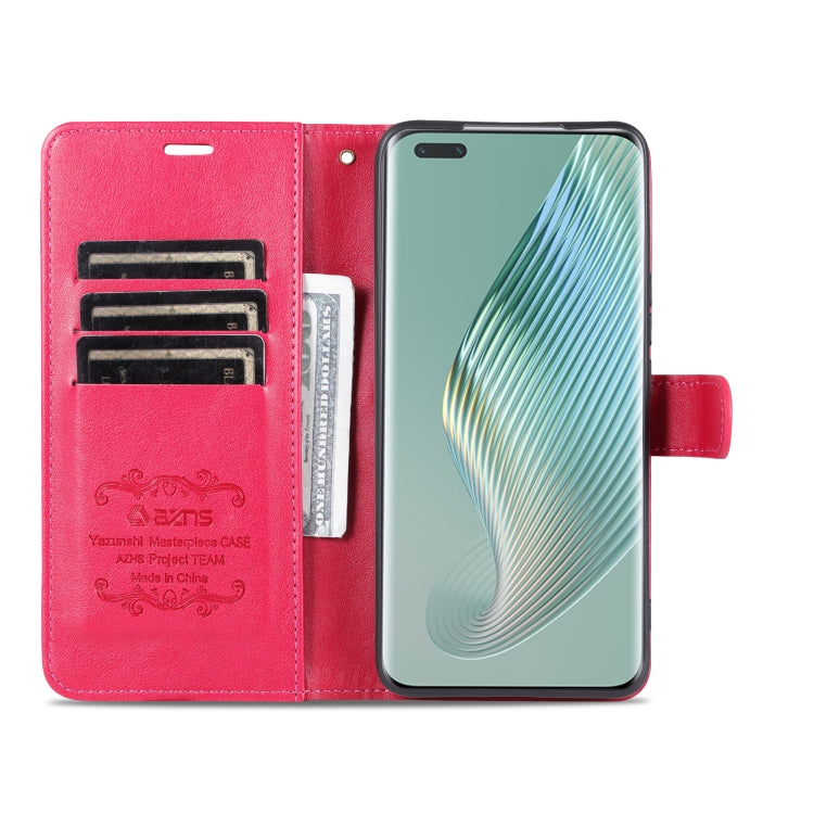 For Honor Magic5 AZNS Sheepskin Texture Flip Leather Phone Case