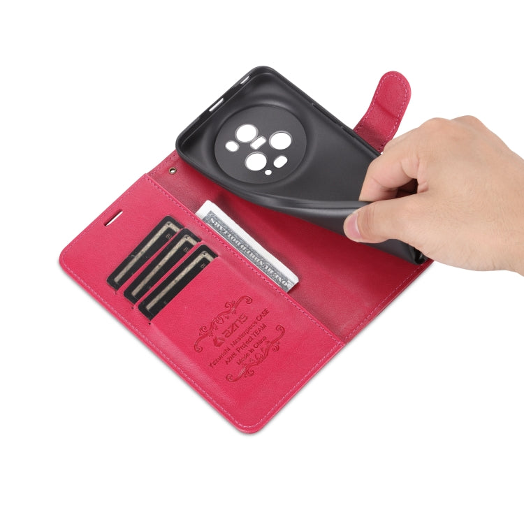 For Honor Magic5 AZNS Sheepskin Texture Flip Leather Phone Case