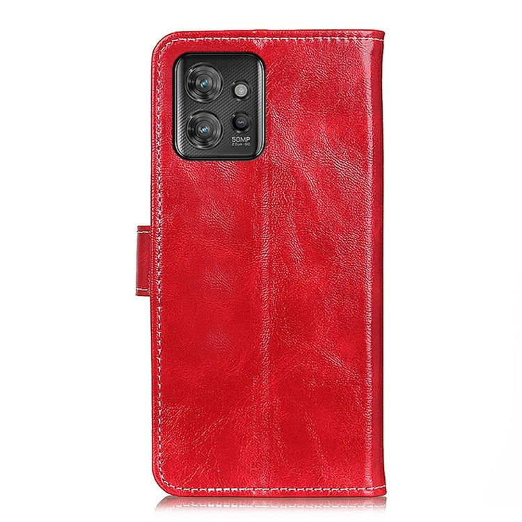 For Motorola ThinkPhone 5G Retro Crazy Horse Texture Leather Phone Case