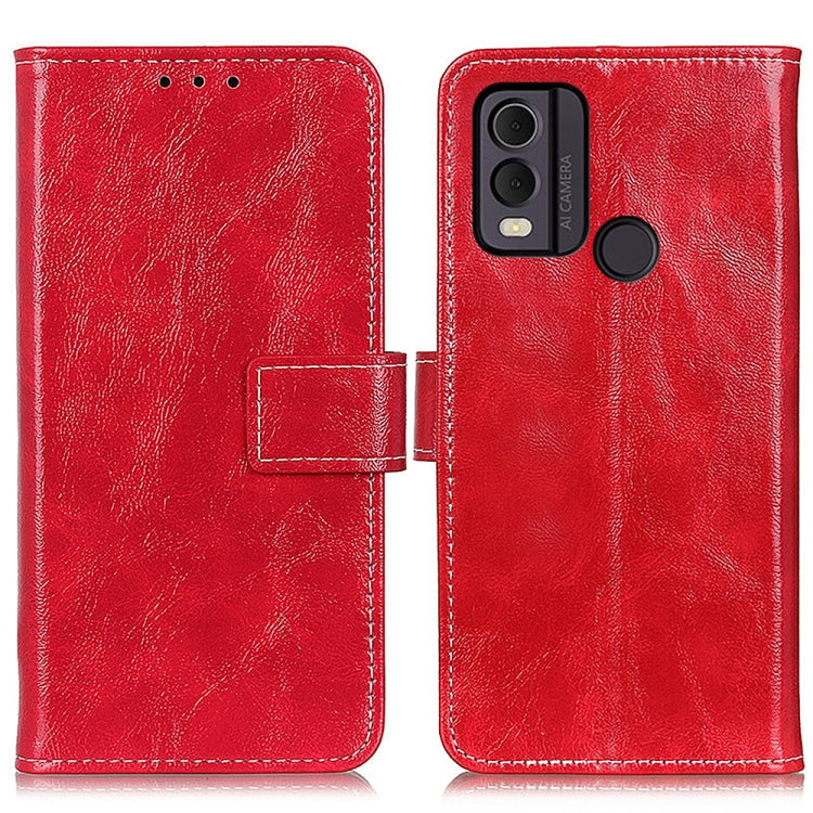 For Nokia C22 4G Retro Crazy Horse Texture Leather Phone Case