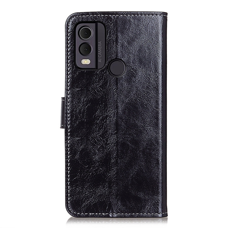 For Nokia C22 4G Retro Crazy Horse Texture Leather Phone Case