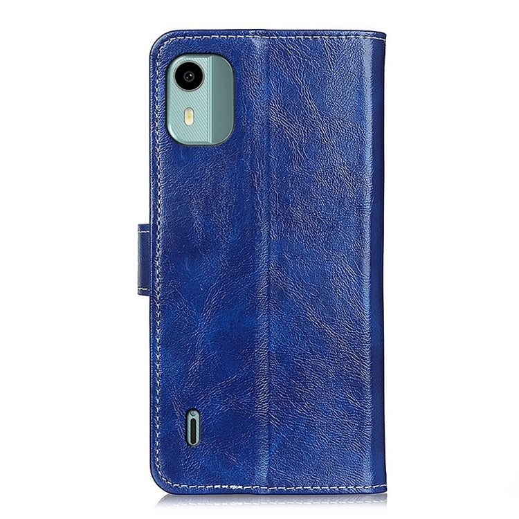 For Nokia C12 4G Retro Crazy Horse Texture Leather Phone Case