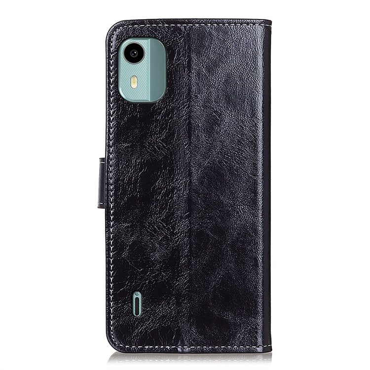 For Nokia C12 4G Retro Crazy Horse Texture Leather Phone Case