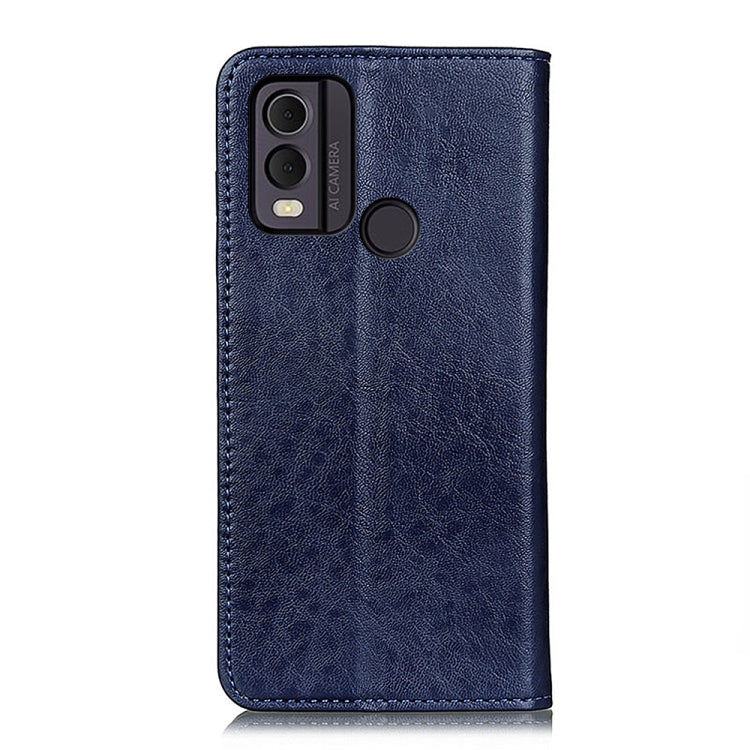 For Nokia C22 4G Magnetic Crazy Horse Texture Leather Phone Case