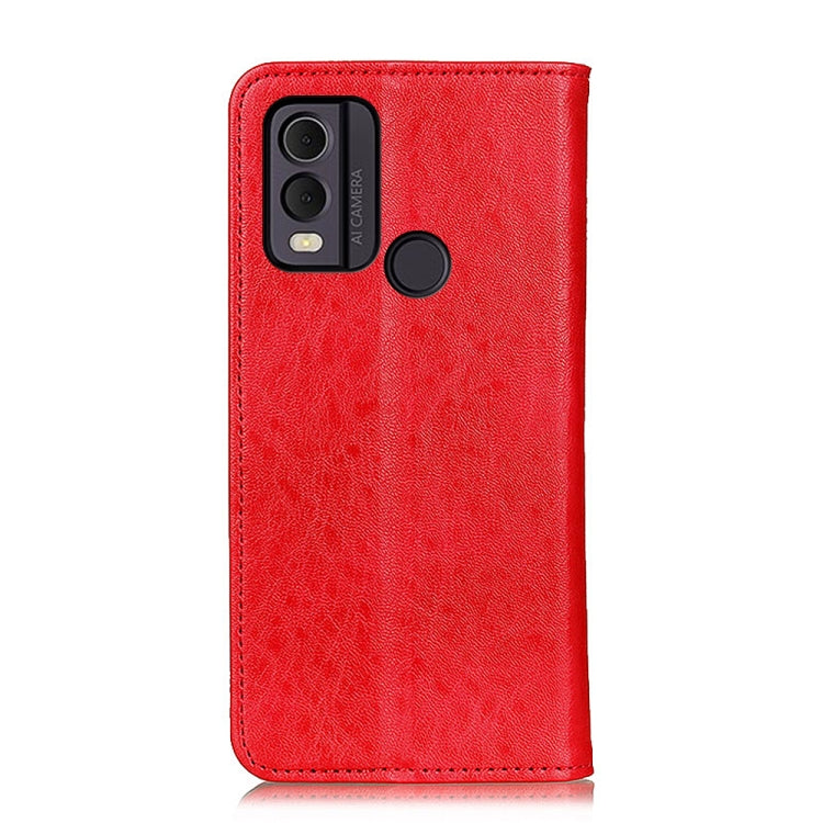 For Nokia C22 4G Magnetic Crazy Horse Texture Leather Phone Case