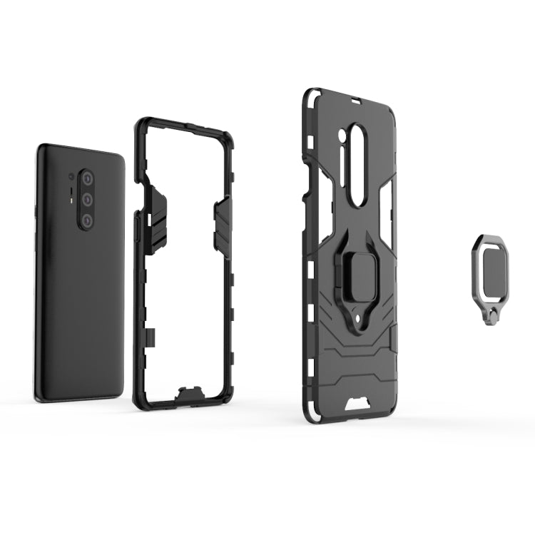 For OnePlus 8 Pro PC + TPU Anti-fall Protective Case with Ring Holder
