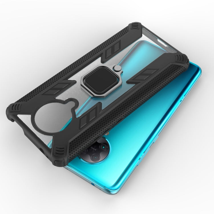 For Xiaomi Redmi K30 Pro PC + TPU Anti-fall Protective Case with Invisible Ring Holder(Black)