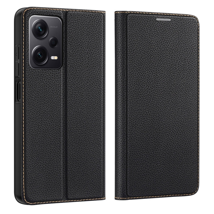 For Xiaomi Redmi Note 12 Pro+ 5G DUX DUCIS Skin X2 Series Horizontal Flip Leather Phone Case