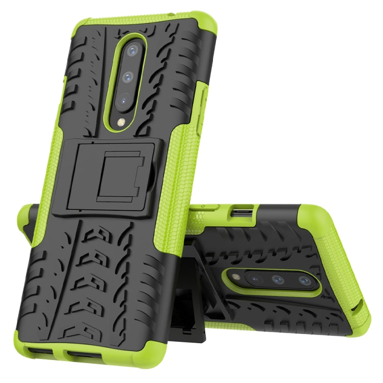 For OnePlus 8 Tire Texture Shockproof TPU + PC Protective Case with Holder
