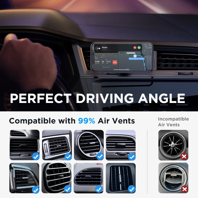 JOYROOM JR-ZS356 Magnetic Car Air Vent Phone Mount(Black)