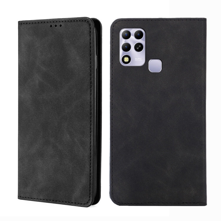 For Infinix Hot 11 RU Version Skin Feel Magnetic Horizontal Flip Leather Phone Case