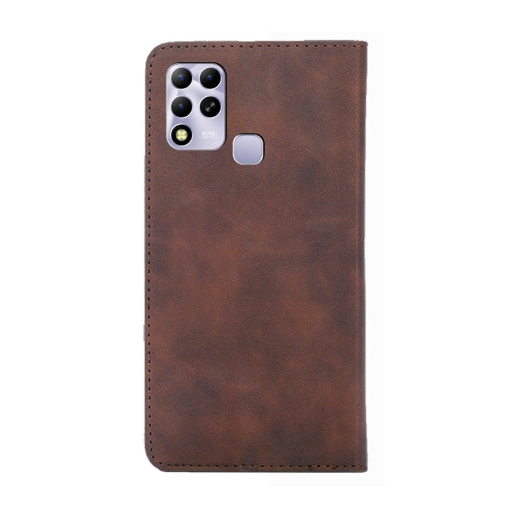 For Infinix Hot 11 RU Version Skin Feel Magnetic Horizontal Flip Leather Phone Case