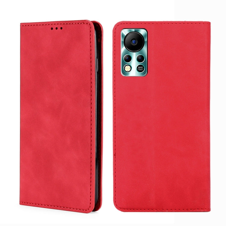 For Infinix Hot 11s NFC Skin Feel Magnetic Horizontal Flip Leather Phone Case