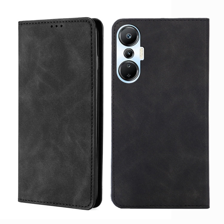 For Infinix Hot 20S Skin Feel Magnetic Horizontal Flip Leather Phone Case
