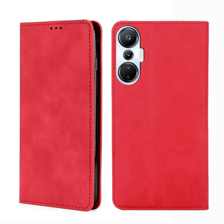 For Infinix Hot 20S Skin Feel Magnetic Horizontal Flip Leather Phone Case