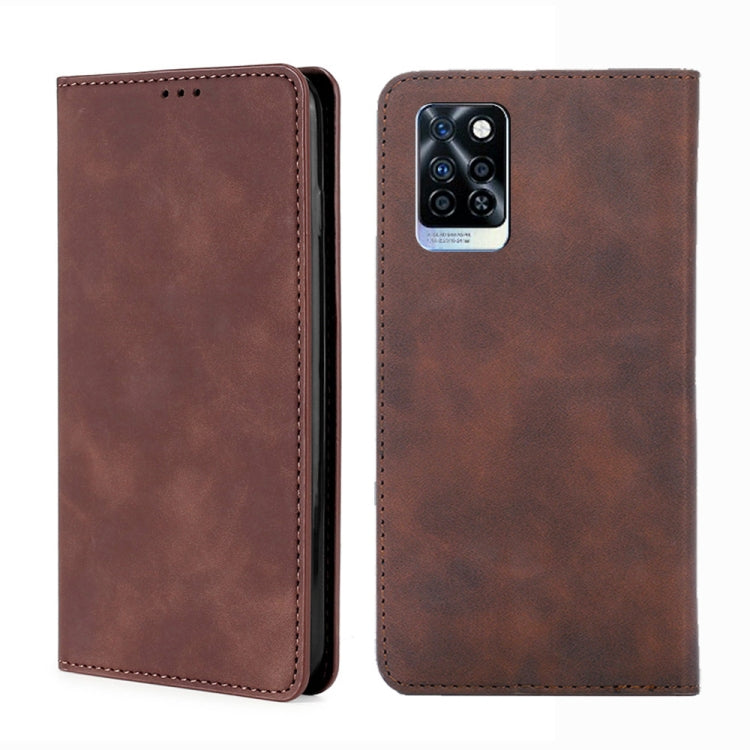For Infinix Note 10 Pro Skin Feel Magnetic Horizontal Flip Leather Phone Case