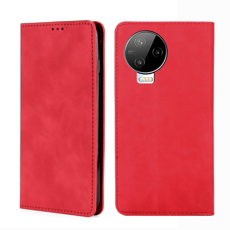 For Infinix Note 12 Pro 4G/Note 12 2023 Skin Feel Magnetic Horizontal Flip Leather Phone Case
