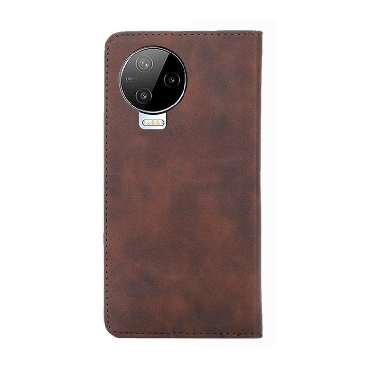 For Infinix Note 12 Pro 4G/Note 12 2023 Skin Feel Magnetic Horizontal Flip Leather Phone Case