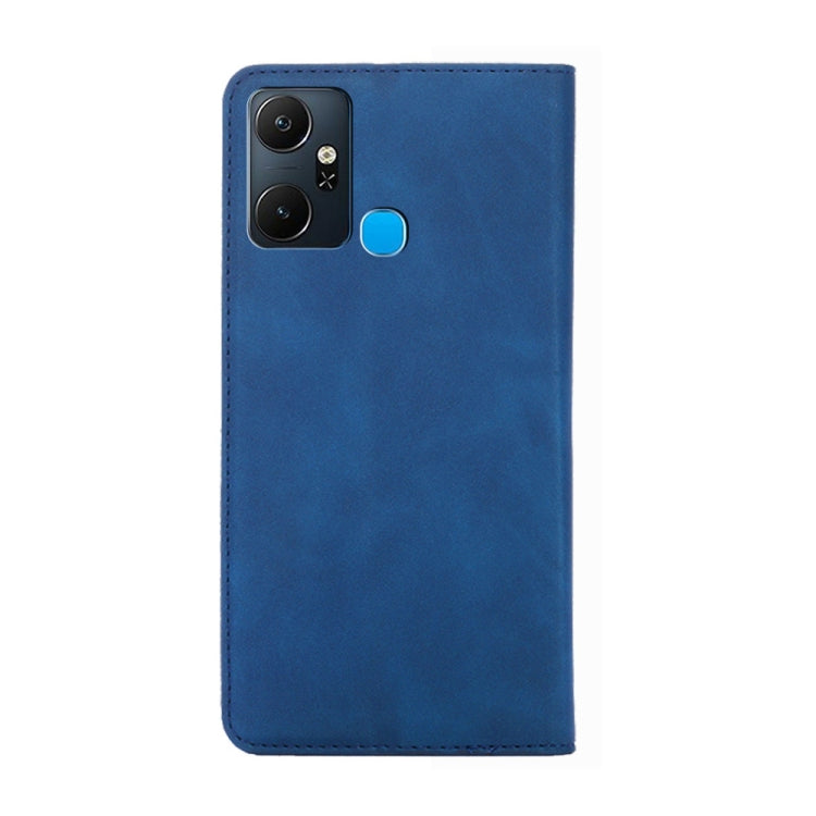 For Infinix Smart 6 Plus Skin Feel Magnetic Horizontal Flip Leather Phone Case