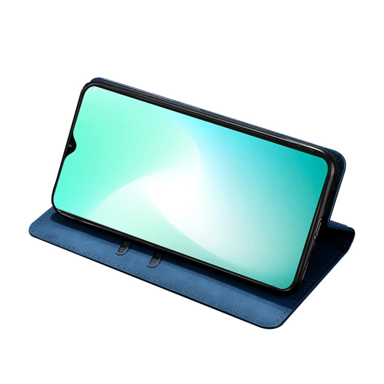 For Infinix Smart 6 Plus Skin Feel Magnetic Horizontal Flip Leather Phone Case