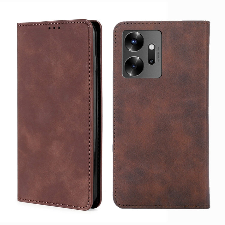 For Infinix Zero 20 Skin Feel Magnetic Horizontal Flip Leather Phone Case