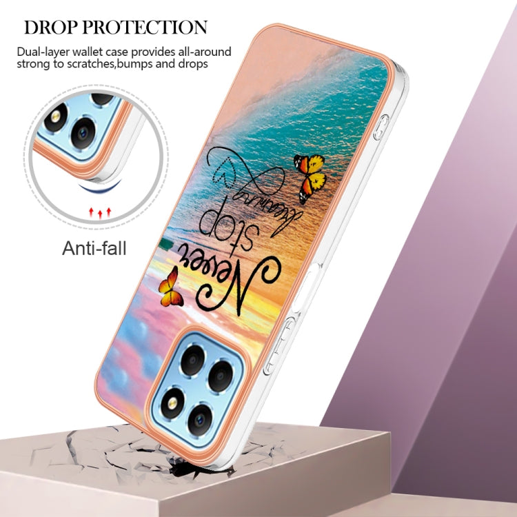 For Honor X8 5G Electroplating IMD TPU Phone Case
