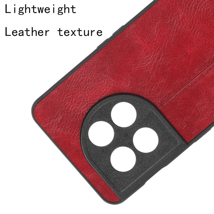 For OnePlus 11 5G Sewing Cow Pattern Skin PC + PU + TPU Phone Case