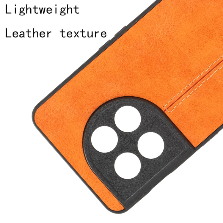 For OnePlus 11 5G Sewing Cow Pattern Skin PC + PU + TPU Phone Case