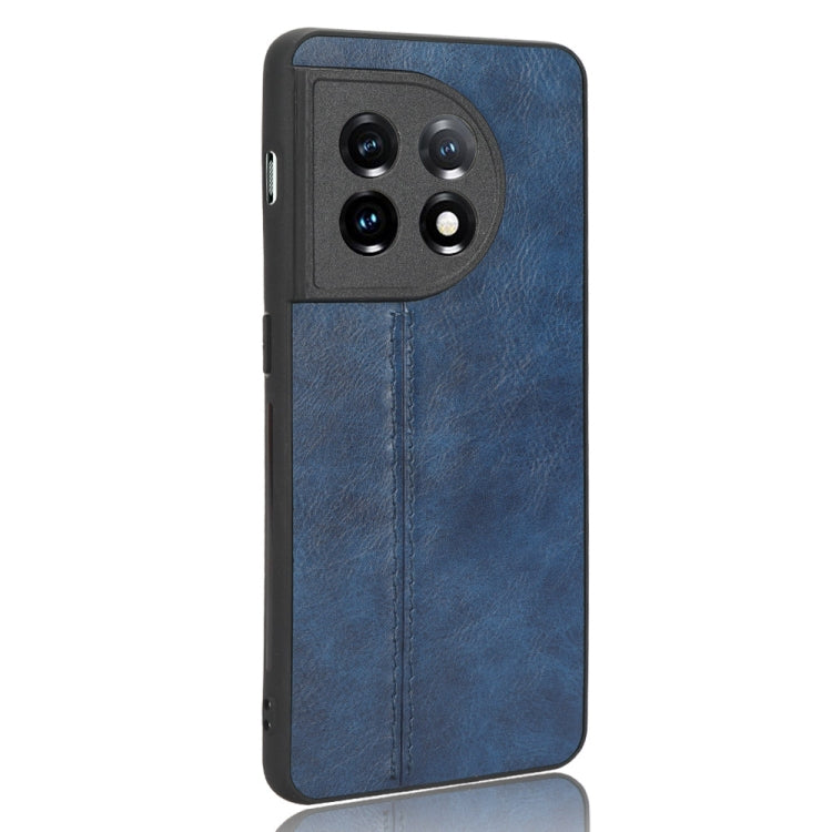 For OnePlus 11 5G Sewing Cow Pattern Skin PC + PU + TPU Phone Case