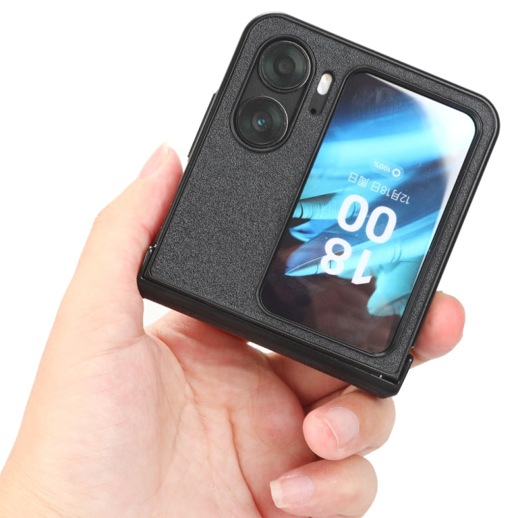 For OPPO Find N2 Flip Sandskin Texture Phone Case