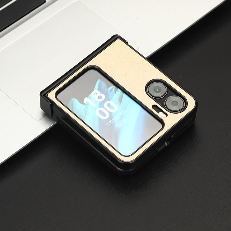 For OPPO Find N2 Flip Sandskin Texture Phone Case
