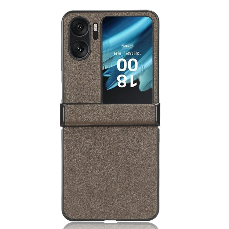 For OPPO Find N2 Flip Sandskin Texture Phone Case