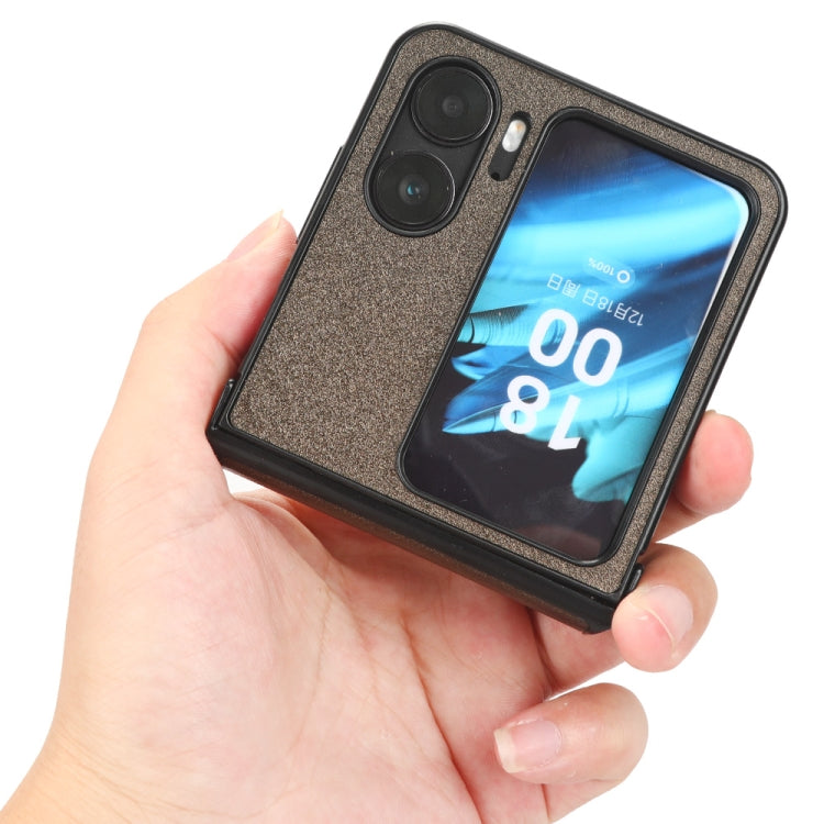 For OPPO Find N2 Flip Sandskin Texture Phone Case