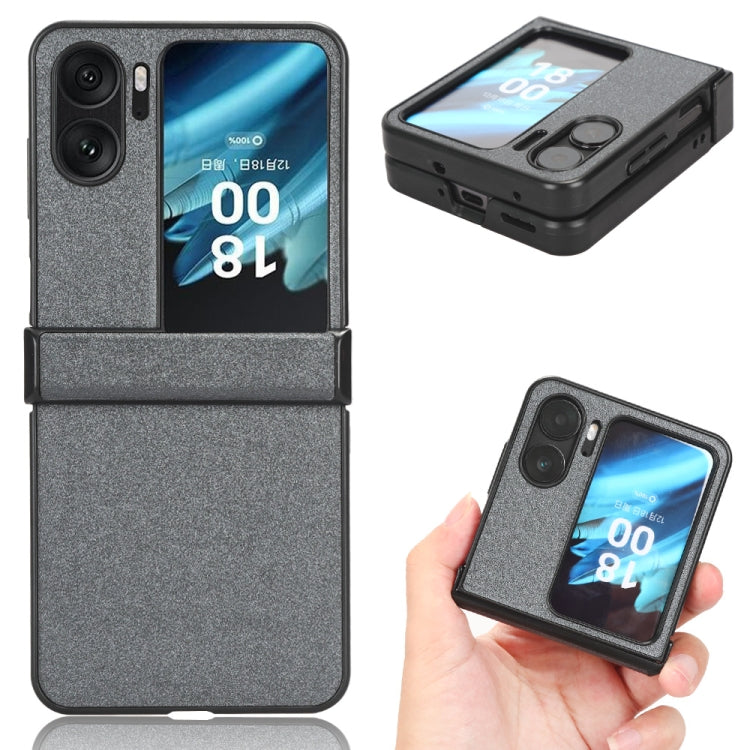 For OPPO Find N2 Flip Sandskin Texture Phone Case