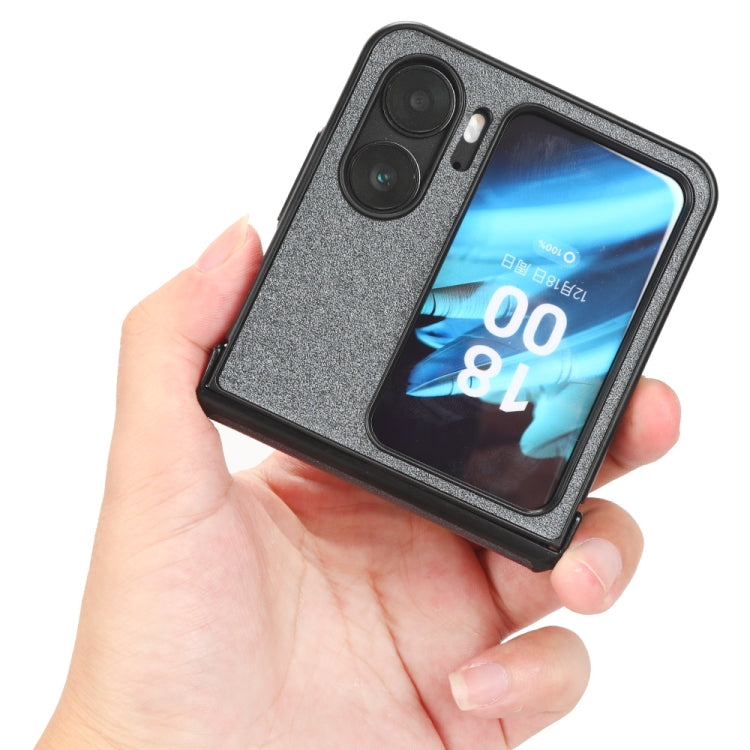 For OPPO Find N2 Flip Sandskin Texture Phone Case