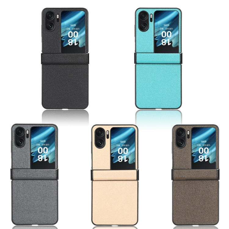 For OPPO Find N2 Flip Sandskin Texture Phone Case