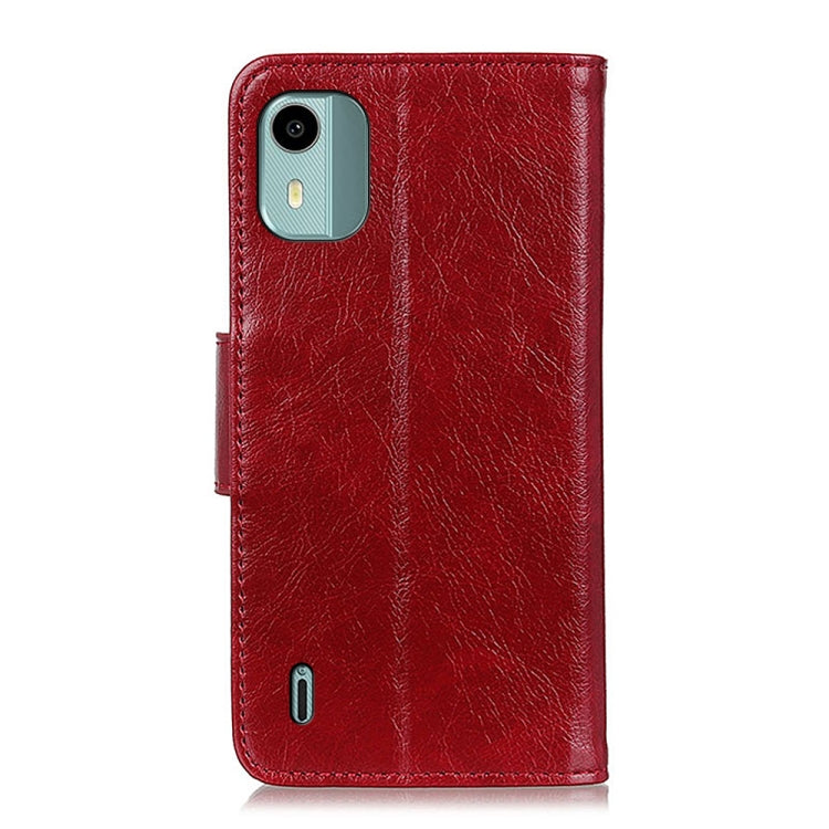 For Nokia C12 4G Nappa Texture Leather Phone Case