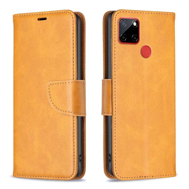 For Nokia C12 Lambskin Texture Pure Color Flip Leather Phone Case