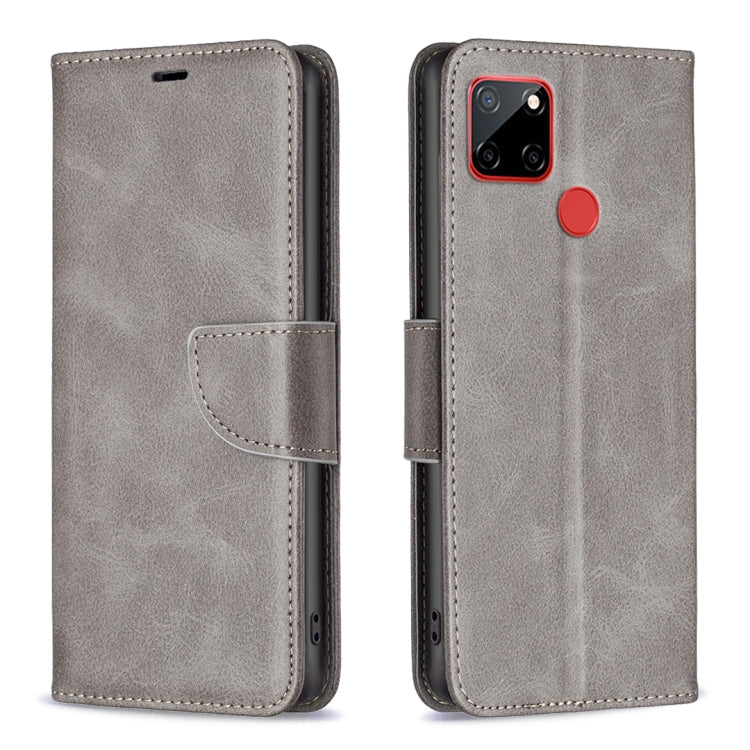 For Nokia C12 Lambskin Texture Pure Color Flip Leather Phone Case