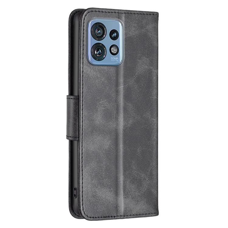 For Motorola Edge 40 Pro 5G / Moto X40 / X40 Pro Lambskin Texture Pure Color Flip Leather Phone Case
