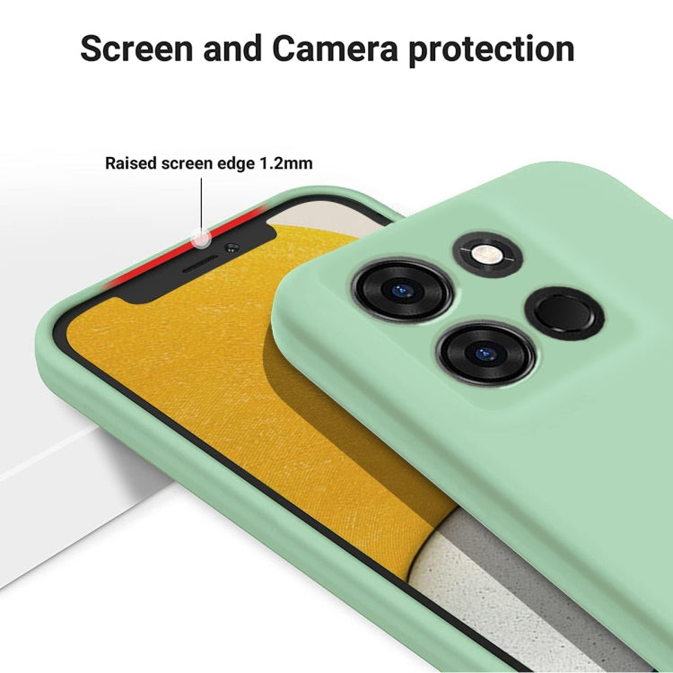 For Infinix Smart 7 African Pure Color Liquid Silicone Shockproof Phone Case