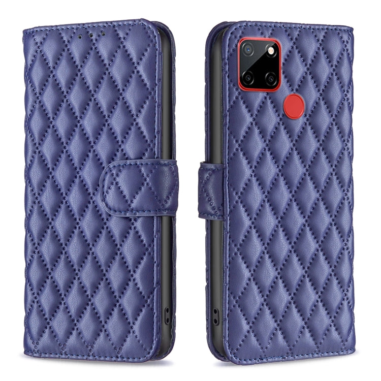 For Nokia C12 Diamond Lattice Wallet Flip Leather Phone Case