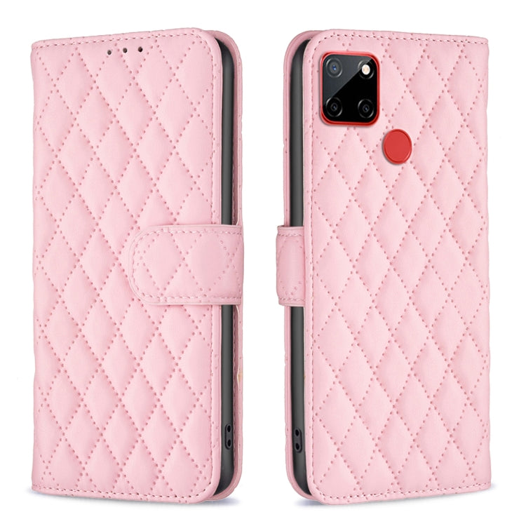 For Nokia C12 Diamond Lattice Wallet Flip Leather Phone Case