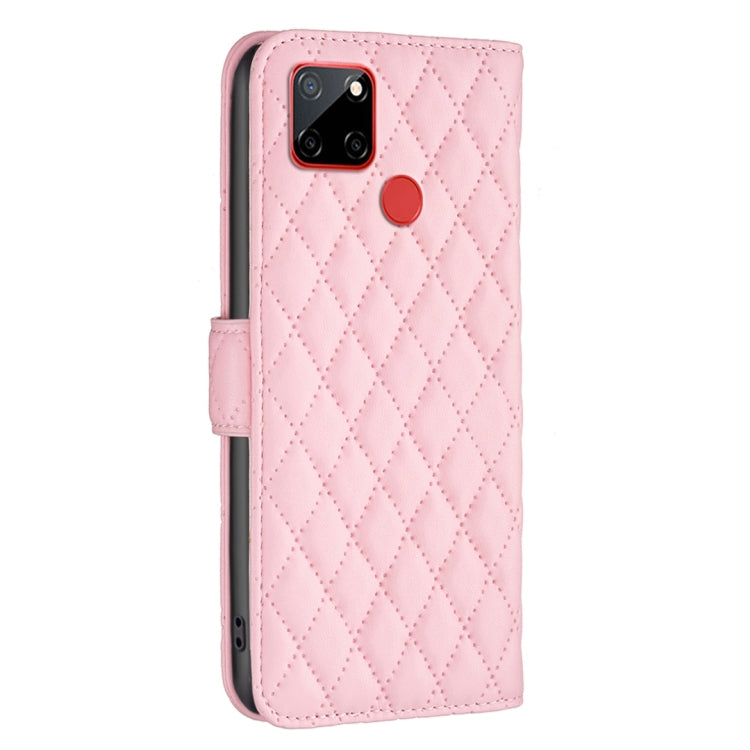 For Nokia C12 Diamond Lattice Wallet Flip Leather Phone Case