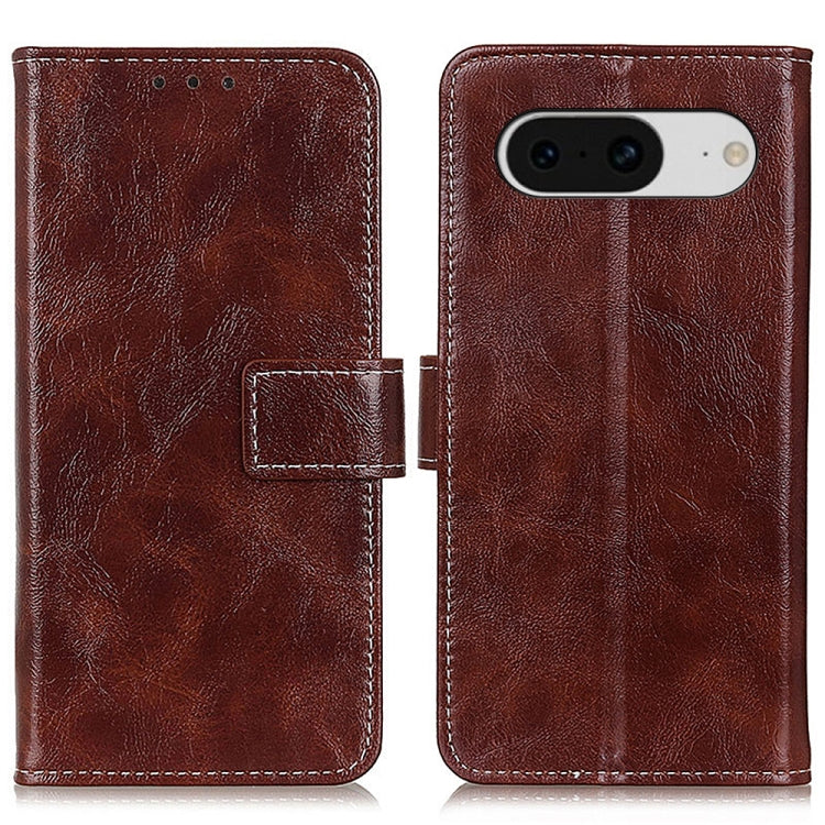 For Google Pixel 8 Retro Crazy Horse Texture Flip Leather Phone Case