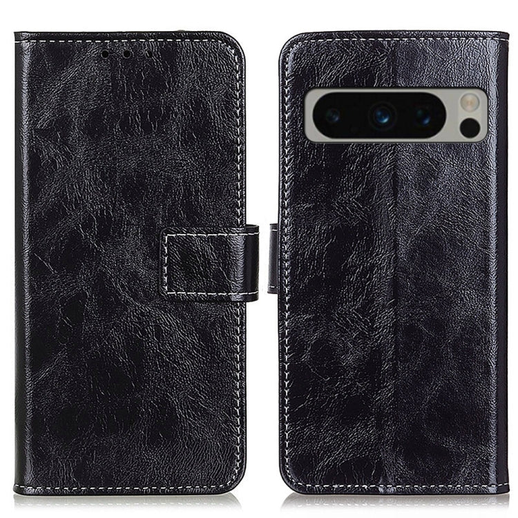 For Google Pixel 8 Pro Retro Crazy Horse Texture Flip Leather Phone Case