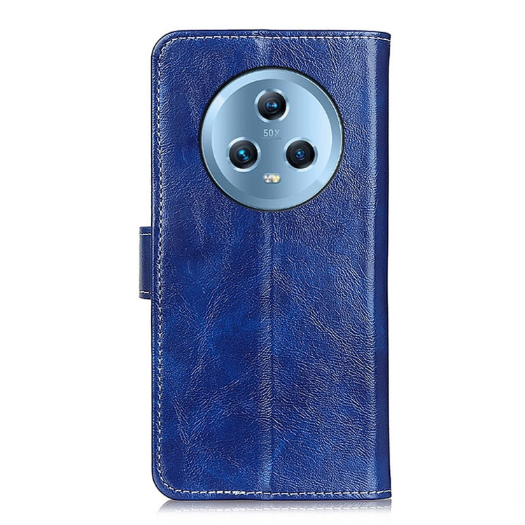 For Honor Magic5 Retro Crazy Horse Texture Flip Leather Phone Case