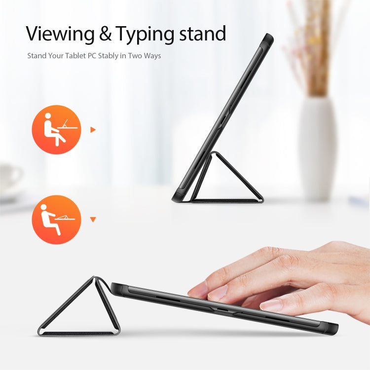 For OnePlus Pad / OPPO Pad 2 DUX DUCIS Domo Series Magnetic Flip Leather Tablet Case