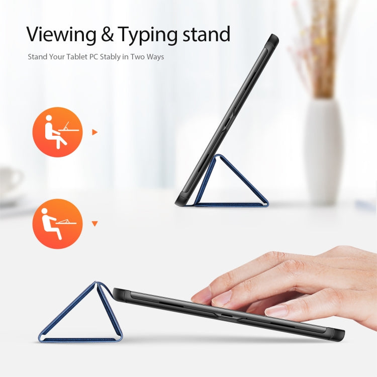 For OnePlus Pad / OPPO Pad 2 DUX DUCIS Domo Series Magnetic Flip Leather Tablet Case