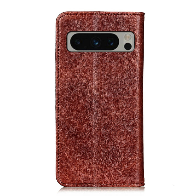 For Google Pixel 8 Pro Magnetic Crazy Horse Texture Leather Phone Case
